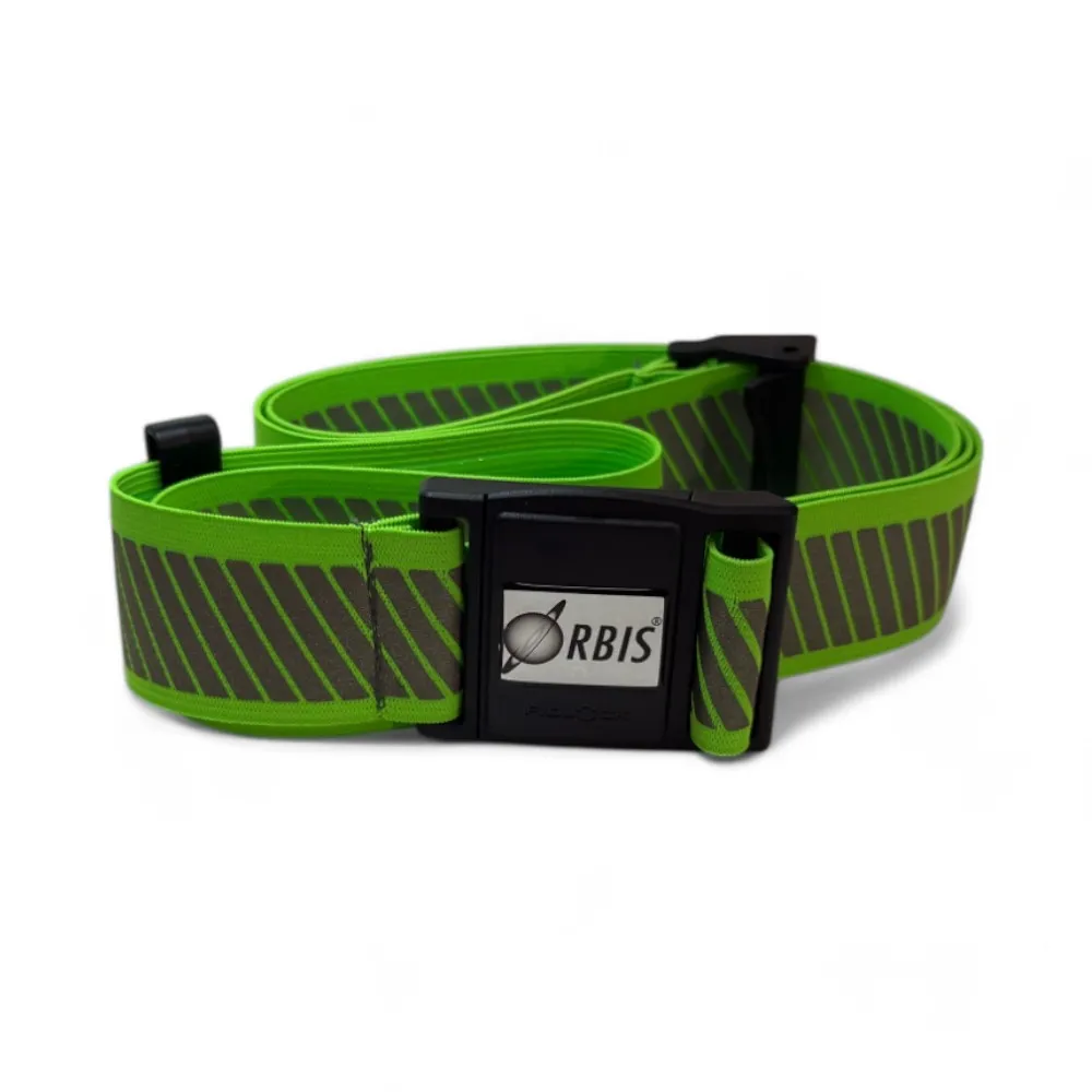 ORBIS Deluxe Reflective Belt Fluorescent Green (DRB-38-FG)