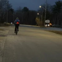 ORBIS Mini Rechargeable Red Safety Light MRR-200 On Bike 3