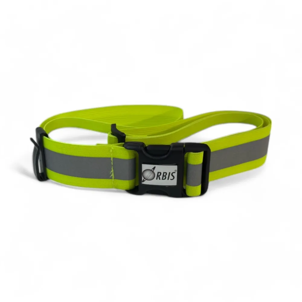 ORBIS Reflective Belt Fluorescent Yellow 1.5 Inch (WYG150-1RS)